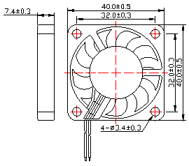 DC轴流风扇,3D打印机散热风扇,直流散热风扇